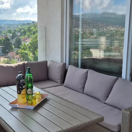 شقة Skenderija Skyline Penthouse سراييفو