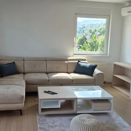 Skenderija Skyline Penthouse Apartman Szarajevó